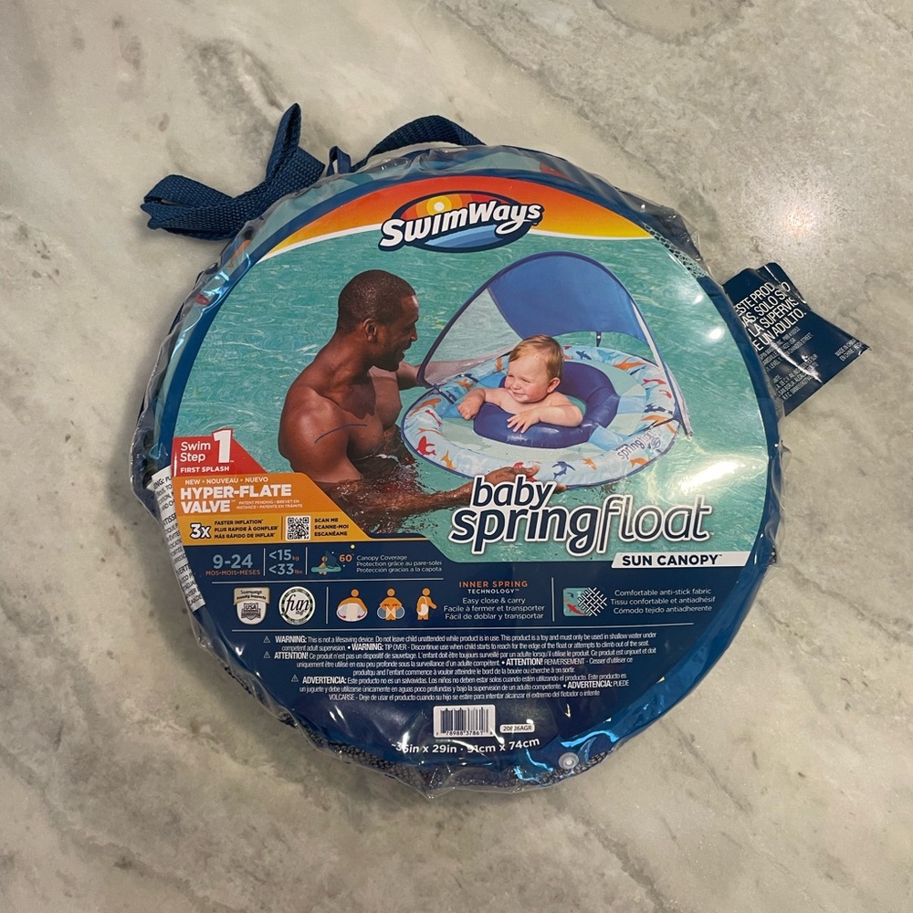 Swimways Sun Canopy Baby Spring Float